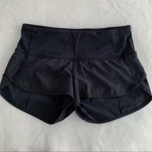 Lululemon Black Speed Up Shorts